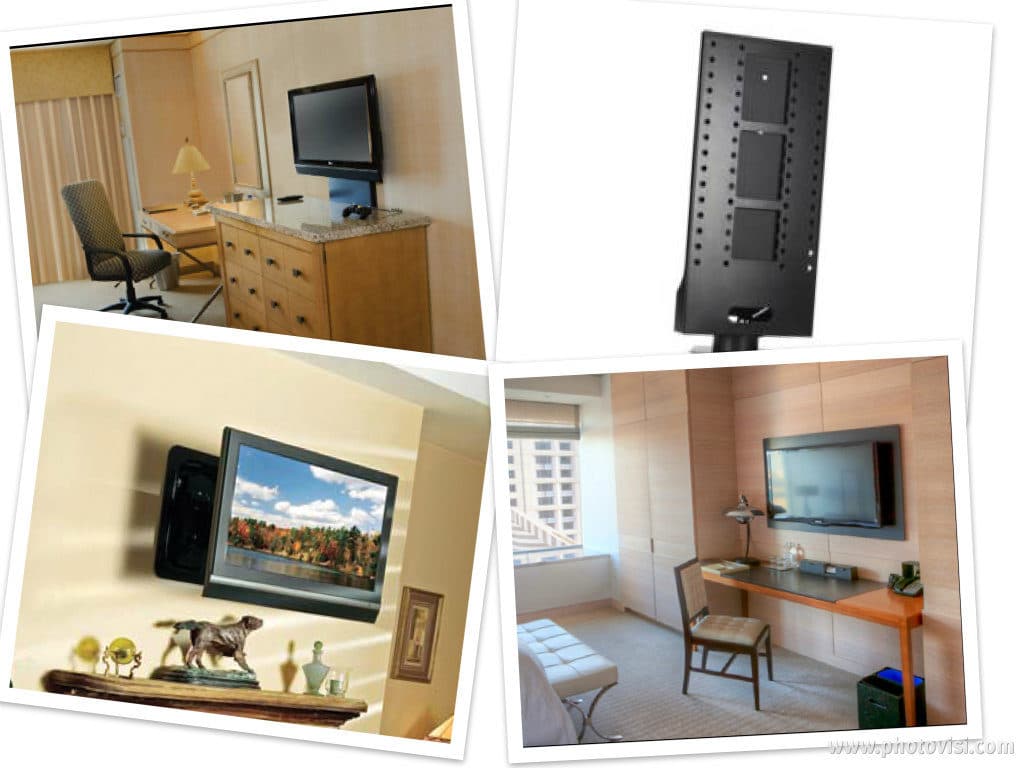 Hospitality TV Mounts and Furniture for Hotel TVs Its All About Satellites TV Systems