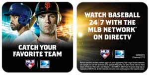 DIRECTV MLB Extra Innings Coasters