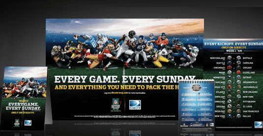 NFL Sunday Ticket Marketing Kit from DIRECTV
