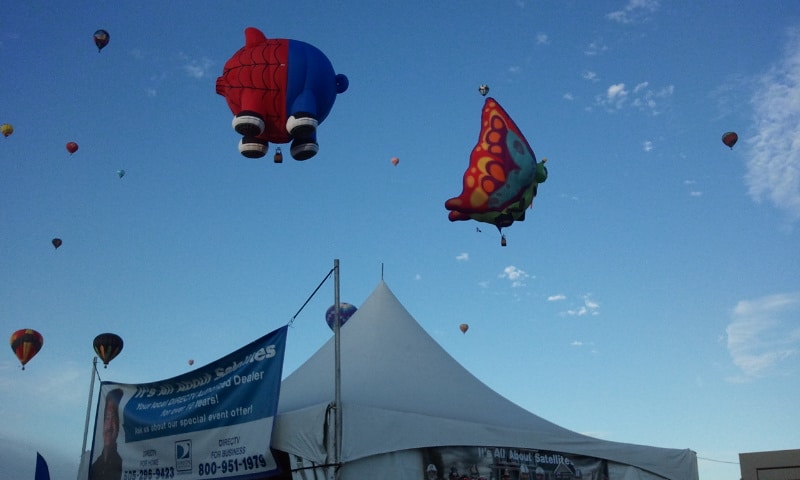 Its All About Satellites at Balloon Fiesta 2011