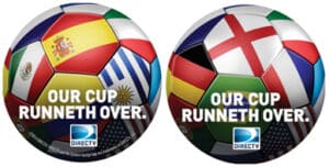 DIRECTV World Cup Soccer Promotions Coasters