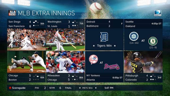MLB Extra Innings Mix Channel - Only on DIRECTV