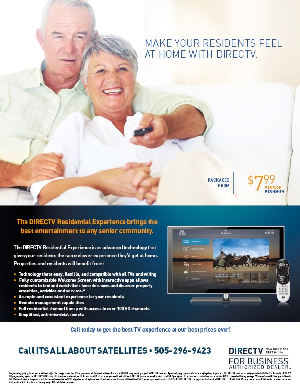DIRECTV for Assisted Living with Guest Welcome Screen Pro