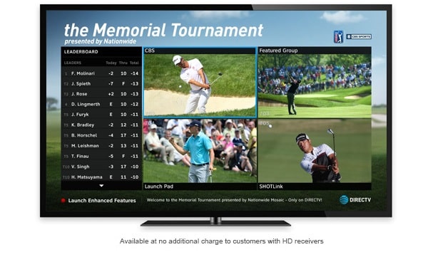 The Memorial Tournament Mix Channel Exclusively on DIRECTV
