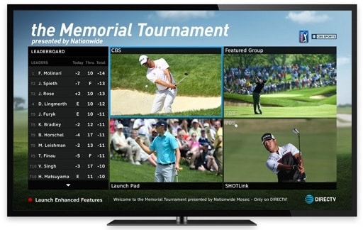 The Memorial Tournament Golf Mix Channel Exclusively on DIRECTV - Its All About Satellites