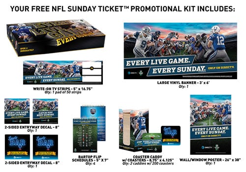 NFL Sunday Ticket for Your Bar or Restaurant