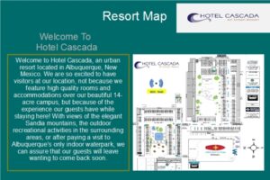 Com2000 Welcome Screen Guest Map - Its All About Satellites - Authorized DIRECTV Hospitality Solutions Dealer - DIRECTV for RV PArks and Campgrounds