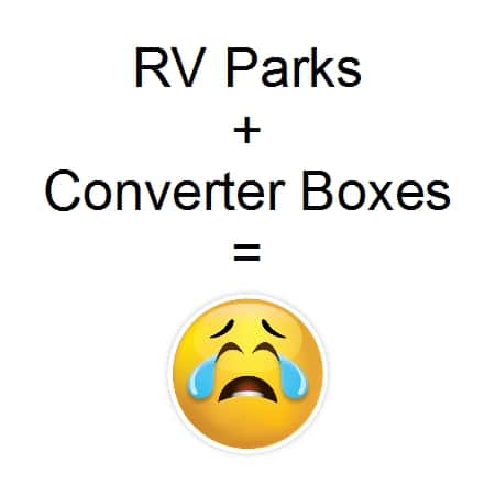 RV Parks Cable TV Converter Boxes