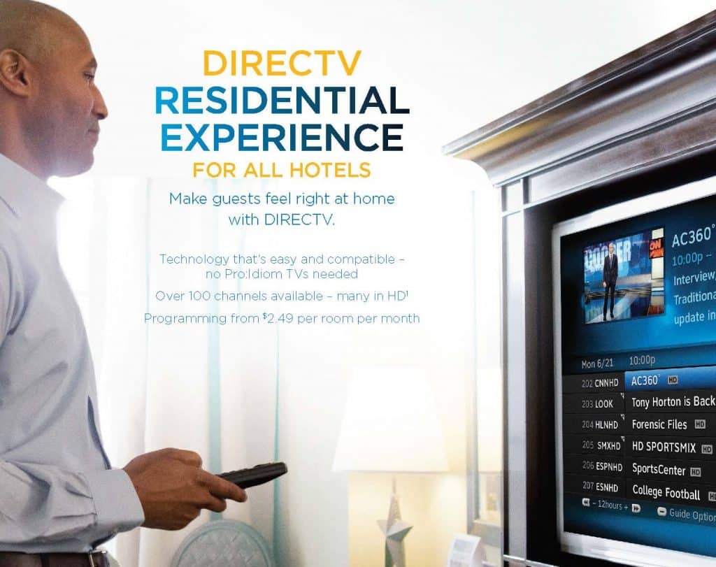 DIRECTV DRE for Hotels Customers : Get 2013 NFL Sunday Ticket - FREE!