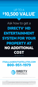 TV for RV Parks from Its all About Satellites - DIRECTV HD Entertainment System FREE Equipment Offer