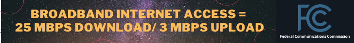 FCC Definition of Broadband Internet Access = 25 MBPS download and 3 mbps upload