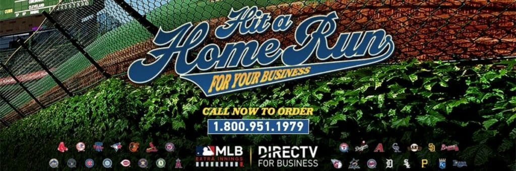 MLB Extra Innings from DIRECTV - Hit a Home Run for Your Business Call Now to Order from Its All About Satellites 1-800-951-1979