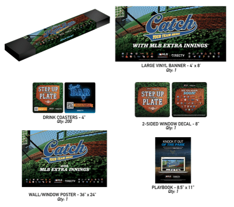 MLB Extra Innings Marketing Kit from DIRECTV MVP Marketing and Its all About Satellites