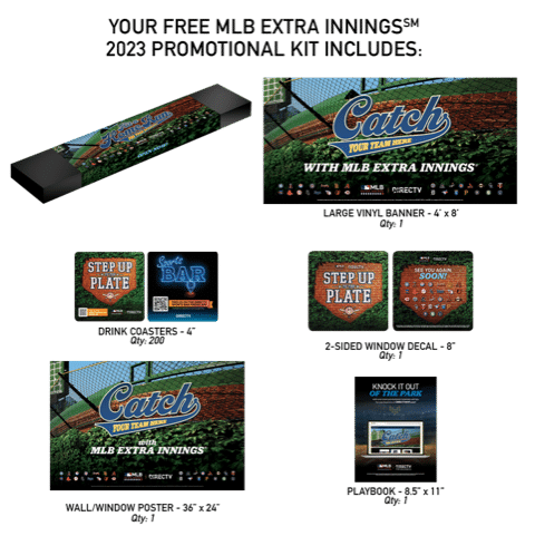 MLB Extra Innings Marketing Kit from DIRECTV MVP Marketing
