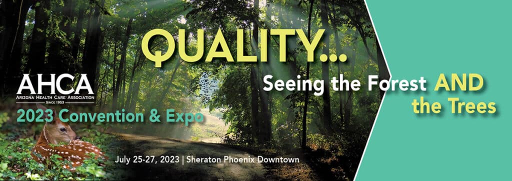 Its All About Satellites is proud to be an exhibitor at the 2023 Arizona Health Care Association Convention and Expo - the theme this year is Quality...seeing the forest AND the trees. - Ask us about TV-centered Staff and Patient Engagement Technology, TV Systems, and Wi-Fi Networks