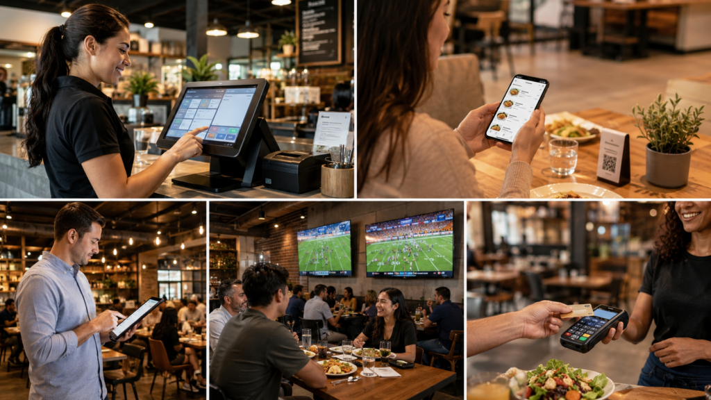 Today's Restaurant technology in action - Its All About Satellites