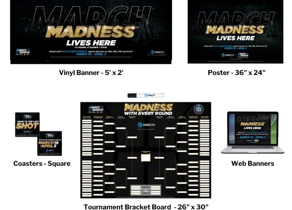 NCAA March Madness Promotional Materials Available from DIRECTV MVP Marketing