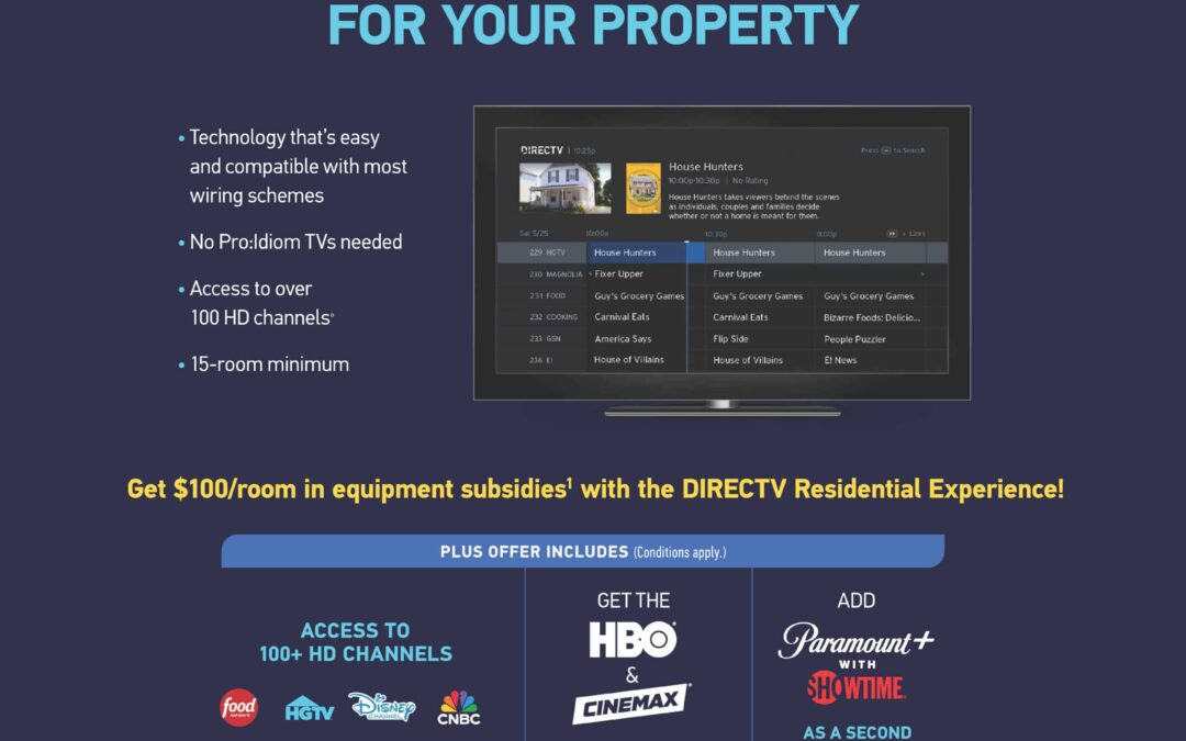 TV for Hotels – L-Band Hotel TV Distribution Systems